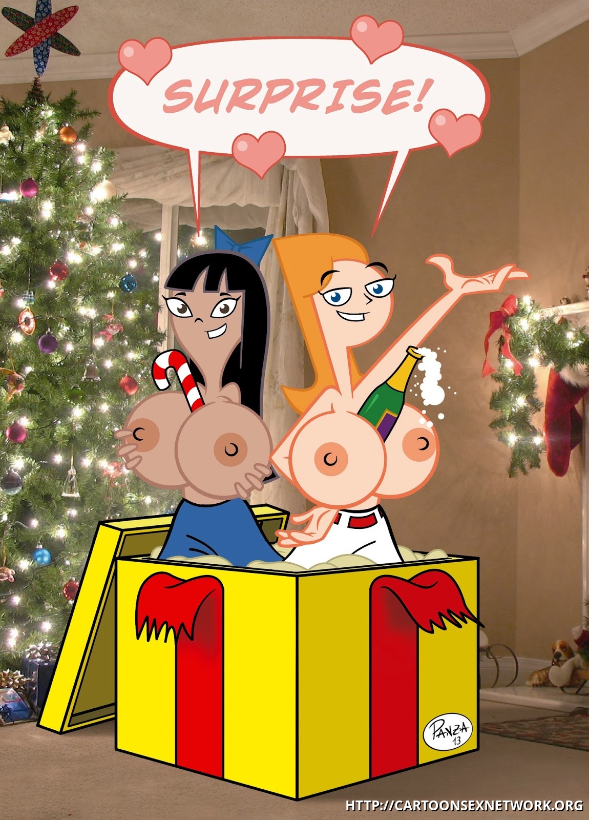 1150px x 1600px - Busty surprise from Candace and Stacy! â€“ Phineas and Ferb Porn