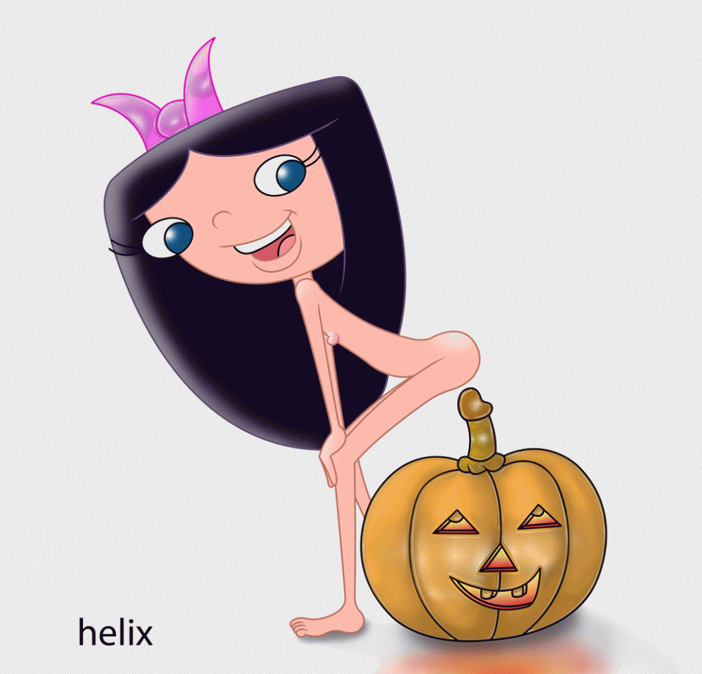 Isabella Garcia Shapiro rides on a pumpkin dildo – Phineas and Ferb Porn